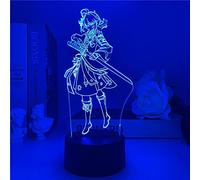 lzmlzm Genshin Impact Kaedehara Kazuha Luz nocturna LED de acrílico para niños, regalo para dormitorio, MZNY
