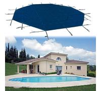 LZMZMQ Cubierta de Seguridad para Piscina Cubierta De Red De Piscina Grande para Piscinas Redondas, Diámetro 1 1,5 2 3 3,5 4 4,5 5,5 6 7 8 9 M Cobertores De Hojas De Invierno para Piscinas(17ft/5.2m)