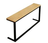 LZMZMQ Mueble detras Sofa Mesa Consola Blanca para Salón, Mesas Traseras De Sofá De 15/20 Cm De Profundidad para Espacios Pequeños, Estante Detrás De La Madera del Sofá(#C,140x20x80cm/55x8x31.5")