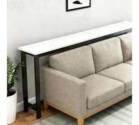 LZMZMQ Mueble detras Sofa Mesa Estrecha Detrás del Sofá De 20 Cm De Profundidad X 200 Cm De Ancho, Mesas Consola Delgadas para Espacios Pequeños para Colocar Cosas(#A,140x15x90cm/55.1x6x35.4in)