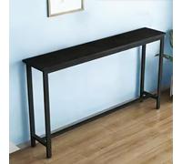 LZMZMQ Mueble detras Sofa Mesa Estrecha Detrás del Sofá De 20 Cm De Profundidad X 200 Cm De Ancho, Mesas Consola Delgadas para Espacios Pequeños para Colocar Cosas(#B,140x20x80cm/55.1x8x31.5in)