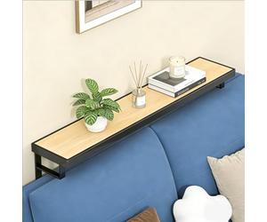 LZMZMQ Mueble detras Sofa Short Storage Rack Behind Sofa, Indoor Behind Couch Back Table Easy to Install, Skinny Wood Console Table For Keys/Photos/Decorative Items(40cm/15.8")