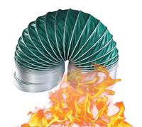 LZMZMQ Tubo ventilacion Conducto Flexible De Ventilación con Aislamiento De 80, 100, 150, 180, 200, 240, 260, 300, 400 Y 600 Mm, Resistente Al Calor, Plegable(L 1m/3ft,130mm/5.1")