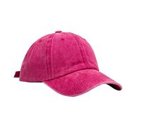 LZPCarra Moda de verano para hombre y mujer, gorra de béisbol con protección solar informal, gorra de ciclismo, Rosa intenso., Talla única