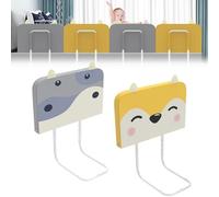 LZQ Barrera de protección para cama infantil, 60 cm, protección contra caídas, cama para niños, altura regulable, barandilla para cunas, camas de padres y todos los colchones, camas de madera maciza,