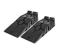 LZQ Juego de 2 rampas de plástico para coche, carga pesada, capacidad de carga de 2,5 t, con protección contra sobrecarga, ancho hasta 330 mm