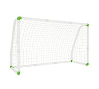 LZQ Portería de fútbol de PVC para jardín y niños, para todo clima, resistente a la intemperie, 245 x 155 x 90 cm, adecuada para exteriores