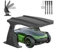 LZQ Robot cortacésped, garaje resistente a la intemperie, resistente a los rayos UV, con techo plegable, toldo protector para robot cortacésped, accesorio para robot cortacésped, refugio