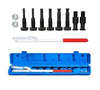 LZQ Rueda del árbol de levas, llave de contrasujeción, cigüeñal dentado, correa dentada, llave de contraportador, juego de herramientas para tensar