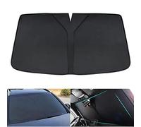 LZQHQYVF Compatible con Jaguar F-pace X761 2016-2022, parasol plegable portátil para parabrisas de coche, fácil de usar, color negro
