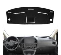 LZQHQYVF Compatible con Mercedes-Benz Vito W447 2016-2020, cubierta antideslizante para salpicadero de coche, alfombrilla negra