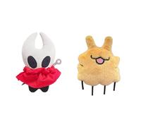 Lzrong 2 colgantes de felpa hueca The Lost Fleas Soft Plush Figure Anime Juego Flea Caravana Almohada de Felpa Hollow Silksong Figure Decoración Ornamento Regalo para fans 10 cm