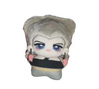 Lzrong Anime Jean Pierre Polnareff Peluche JJBA Figura Jean Pierre Polnareff Relleno Suave Algodón PP Mini Cojín Mochila Colgante Sofá Coleccionable Regalo 10 cm