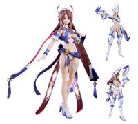 Lzrong Raider of Shadow-Rabbit Super Action Figure Anime Original Painting Figure Self-Assembled Statue Intercambiable Face Model Desktop Decor Regalos para fans