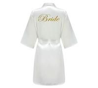 LZROPC Albornoz Mujer Caramelo Basta De Baño Bride Satin Rata Mujeres Casadas Novias Hen Fiesta Hiñera Escuadrón Madre Boda De Dama De Dama De Honor Show_a-s