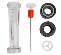 LZS - 32(D) Caudalímetro de tubo de plástico para líquidos, herramienta de medición de caudal de agua con rango de 0,4-4 m³/H, medidor de flujo de ABS transparente para la medici