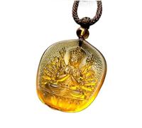 LZTDSBX Collar Espiritual, 1 Colgante de Buda Medicina/Amitābha/Tathagata/Avalokitesvara de Las Mil Manos/Bodhisattva, Estatua, Collar, Amuleto, Cristal Bendito(Thousand-Hand Bodhisattva)