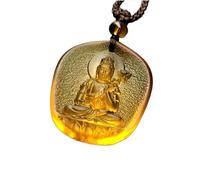 LZTDSBX Collar Espiritual, 1 Colgante de Buda Medicina/Amitābha/Tathagata/Avalokitesvara de Las Mil Manos/Bodhisattva, Estatua, Collar, Amuleto, Cristal Bendito(Mahasthamaprapta)