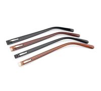LZTDSBX Eyeglasses Spring Leg 2 Pares de Gafas Resorte for PC, Montura óptica con Punta Pierna, Piezas reparación, Negro y marrón(Mod.3042 Brown)