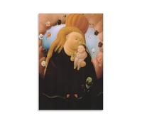 LZTEN Fernando Posters Botero - Notre Dame De New York Prints Posters - Lienzo decorativo para pared, pinturas al óleo, sin marco, 30,5 x 45,7 cm