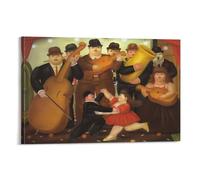LZTEN Fernando Prints Botero - Póster de danza en Colombia, lienzo, pinturas al óleo, enmarcado, 30,5 x 45,7 cm