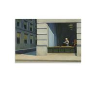 LZTEN New York Office by Edward Prints Hopper Prints - Pósteres en lienzo para pared, pinturas al óleo, sin marco, 30,5 x 45,7 cm
