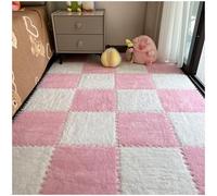 LZTET Alfombra De Juego De Espuma,Alfombrillas Entrelazables Eva con Bordes,10pcs Felpa para El Suelo,Baldosas Felpa,Alfombra Suave Y Mullida Hogar,Sala Juegos O GuarderíA(30 * 30 * 0.6cm(10pcs),D)