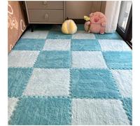 LZTET Alfombra De Juego De Espuma,Alfombrillas Entrelazables Eva con Bordes,10pcs Felpa para El Suelo,Baldosas Felpa,Alfombra Suave Y Mullida Hogar,Sala Juegos O GuarderíA(30 * 30 * 0.6cm(10pcs),B)