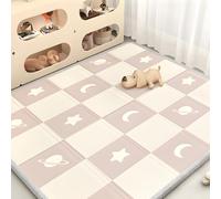 LZTET Tapete De Atividades Bebé,Alfombra Juegos para Bebé,Tapete Muy Acolchado,Reversible Y Plegable,Tapete Actividades,Olchoneta NiñOs En El Suelo,para PequeñOs BebéS(180 * 150 * 2cm,C)