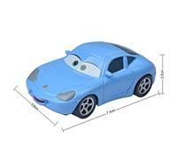 LZWJD Pixar Cars 3 Policía Hicks Police Mcqueen Mater Fabuloso Hudson 1: 55 Diecast Metal Aleoy Modelo Juguetes para niños (Color : Sally)