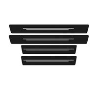 LZWLZW 4 Piezas Decoración para Estribos de Coche para Dodge Viper SRT-10 SRT10 2003-2011, Impermeable Fibra Carbono Protector De Umbral De Puerta De Coche,White-1