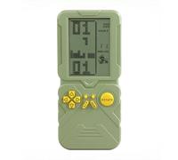 LZYCH 4.5" Pantalla Bloquear Consola de Juegos Retro Apto para Europeos y Americanos 23 Juegos Ladrillo/Tanque Dificultad Ajustable Regalos para Esposos/Novios/Hijos Juguete Rompecabezas (Verde)
