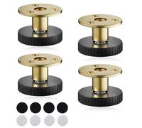 LZYDKH 4 Piezas Patas Regulables, Pata para Muebles 27 - 40 MM Patas para Mesas Pata de Armario con Patas Niveladoras Resistentes A Los Arañazos Pata de Metal para Cama Sillas