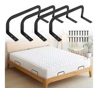 LZYDKH 4 Piezas Sujeta Colchones, Topes para Colchon Antideslizamiento Soporte para Colchón Atornillable Estabilizador de Colchón Tope para Evitar Que El Tope Se Deslice