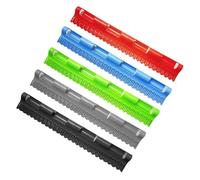 LZYDKH 5 Piezas Tendedero Calcetines, Soportes para Calcetines Pequeños Perchero de Secado Resistente Al Viento Tendedero para Ropa Pequeña (Negro, Gris, Rojo, Verde, Azul)