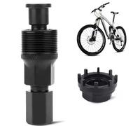 LZYDKH Extractor de Bielas de Bicicleta, Universal Herramientas Reparación Bicicleta con 8 Dientes Herramienta Portátil de Extracción de la Rueda Giratoria