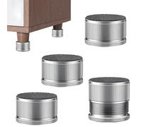 LZYDKH Patas ajustables para muebles, 4 patas ajustables en altura, autoadhesivas, altura ajustable, 2,3 - 3,9 cm, patas de metal para muebles, adecuadas para mesas, armarios, lavadoras