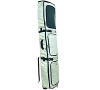 Lzyjck Bolsa Impermeable para Snowboard con Ruedas Acolchada con 3 Bolsillos Exteriores Extensible de 160 a 170 cm para Viajes en avión, Compatible con un esquí o Dos Pares de esquís,Green a