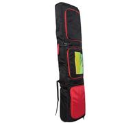 Lzyjck Bolsa Impermeable para Snowboard con Ruedas Acolchada con 3 Bolsillos Exteriores Extensible de 160 a 170 cm para Viajes en avión, Compatible con un esquí o Dos Pares de esquís,Rojo