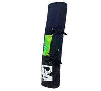 Lzyjck Bolsa Impermeable para Snowboard con Ruedas Acolchada con 3 Bolsillos Exteriores Extensible de 160 a 170 cm para Viajes en avión, Compatible con un esquí o Dos Pares de esquís,Black a