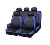 LZZDZSSL Cuero Funda Asiento Coche para Opel Corsa 2004-2009,Impermeable Completo Juegos Cubreasientos Coche Interior Accesorios,Blue