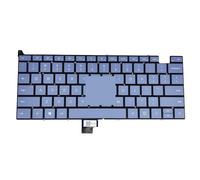 LZZSEOZ Teclados en inglés de EE. UU. para Microsoft Surface Laptop Go 1943 12.4 para Teclado QWERTY computadora Tecla Encendido 9Z.NJ0PQ.201(Blue no Power)