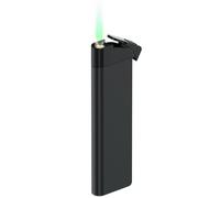 Lzzuid Mechero Soplete Gas Butano Recargable Encendedor para Puros, Llama Verde (Vendido sin Gas)