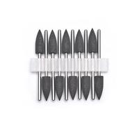 LZZYFPX 10 Uds. Brocas for uñas, Brocas eléctricas de Silicona y Goma for uñas, Fresa, pulidor, Herramienta, Brocas for uñas, Accesorios for salón de manicura Durable(EE70-10P-01)