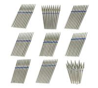 LZZYFPX Juego de 10 Brocas de Diamante for uñas, Fresas eléctricas rotatorias for pedicura, manicura, limas, Fresas for cutículas, Accesorios for uñas.(2.7M)