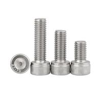 LZZYFPX Tornillo de Rosca Izquierda en Sentido antihorario, Tornillo de Rosca inversa, Acero Inoxidable A2 DIN912, Tornillos de Cabeza Hueca Hexagonal M10 M12 M14M16(M12x20 (5pcs))
