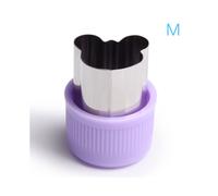 M-1 piezas Cortador de verduras con forma de estrella y corazón, mango de plástico, herramientas de cocina portátiles