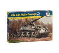 M-12 GMC Cañón Carro De Combate 1:72 Kit De Modelo De Plástico ITALERI