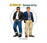 M-1950s-01 - Greaser & Ivy: A 1950s Menswear Coloring Collection (IOConcept Fashion Coloring Catalog)
