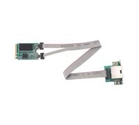 M.2 A Ethernet Adapter,Tarjeta de Red Gigabit M.2 Controlador Ethernet 1000Mbps Velocidad de Transmisión RTL8111H CHIPSet con 1x Puerto RJ45 para 7 8 10 11